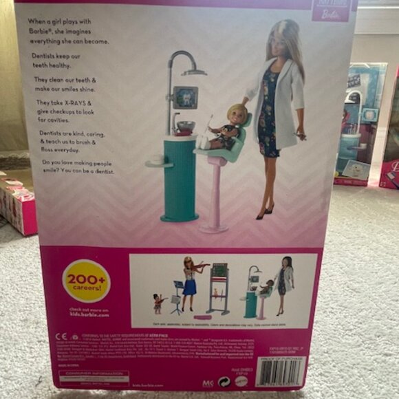 Set of 4 Dentist Barbies and 1 Tooth Fairy Barbie - Picture 5 of 10